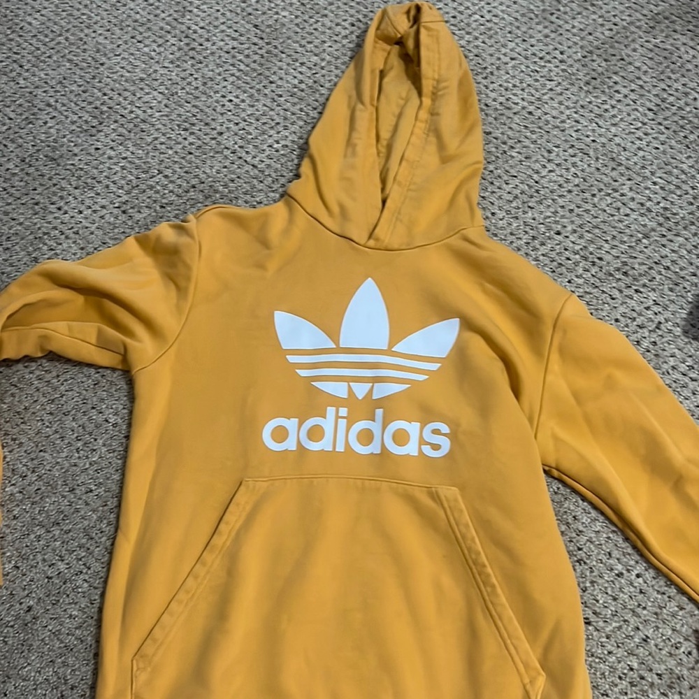 Yellow adidas sweatshirt